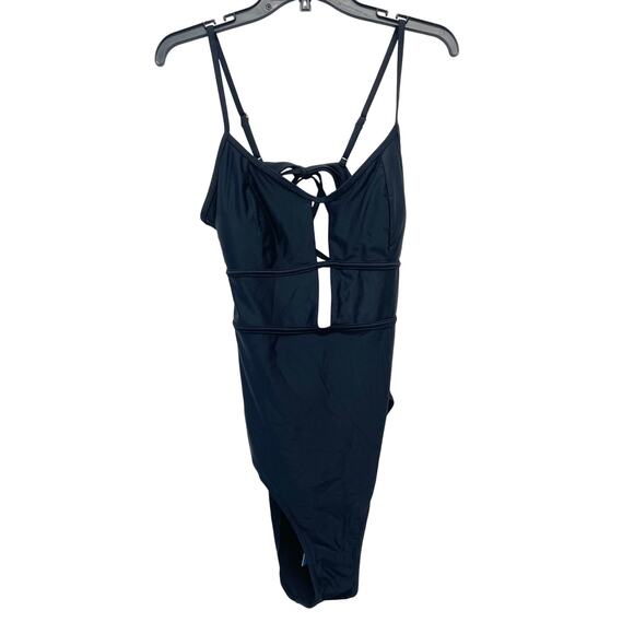 Cupshe Other - Cupshe Women's Noir Cut Out One Piece Swimsuit Black Size XL
